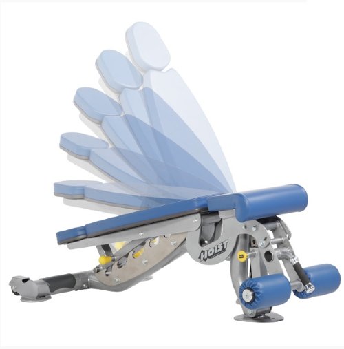 Универсальная скамья с изменением наклона HOIST CF-3165 (цвет рамы черный, обивка: черная)