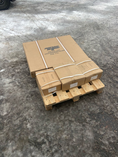 Набор гексагональных обрезиненных гантелей 9 пар, от 5 до 25 кг на 2-х рядной стойке, общий вес: 320 кг Набор гексагональных обрезиненных гантелей 9 пар, от 5 до 25 кг на 2-х рядной стойке, общий вес: 320 кг