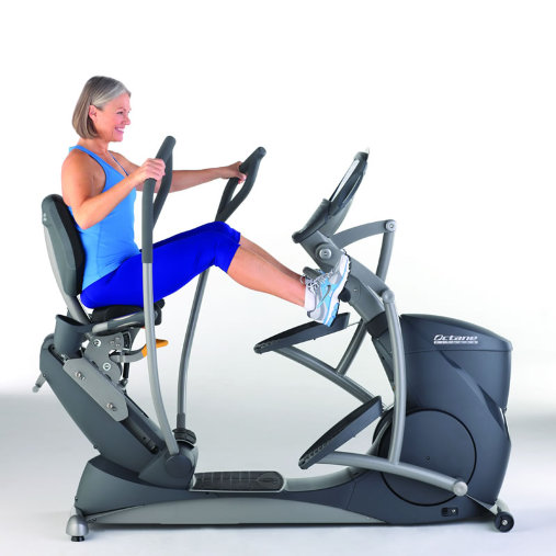 Эллиптический тренажер Octane Fitness xR6ce, неподвижные упоры для ног