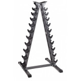 Набор из 10 пар хромированных гантелей на стойке OFT