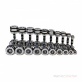 Набор из 10 пар хромированных гантелей на стойке OFT