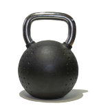 Гиря 32 кг с хромированной ручкой полиуретановая (CPU)