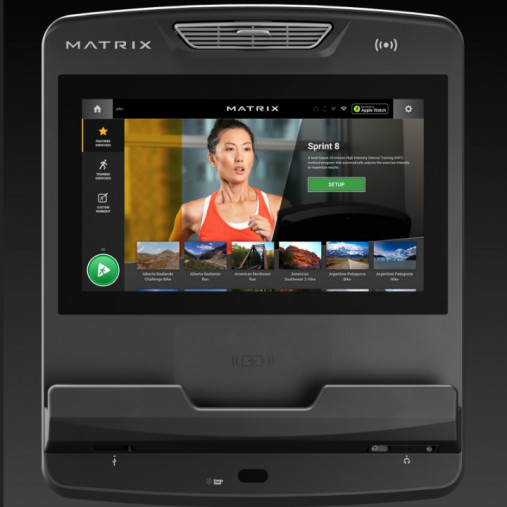 Вертикальный велотренажер Matrix Lifestyle. Консоль Touch Вертикальный велотренажер Matrix Lifestyle. Консоль Touch