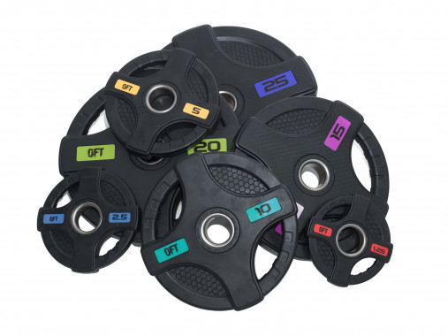 Диск олимпийский обрезиненный черный с двумя хватами 1.25 кг Original Fit.Tools ф50 мм Диск олимпийский обрезиненный черный с двумя хватами 1.25 кг Original Fit.Tools ф50 мм