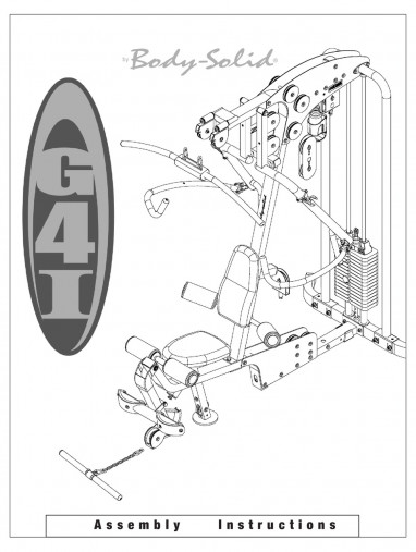 Силовой мультикомплекс Body Solid G4I с весовым стеком 73 кг Силовой мультикомплекс Body Solid G4I с весовым стеком 73 кг