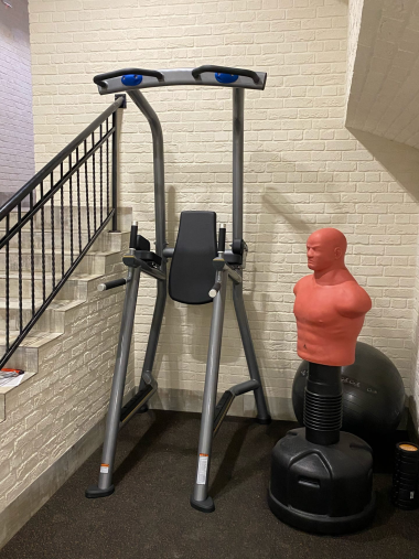 Пример товара в собранном виде силами сборщиков ФитнесДоктор - Турник-Пресс-Брусья Matrix Magnum A63C SILVER