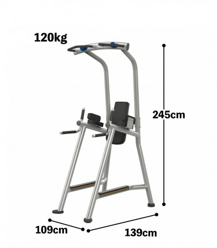Турник / Пресс / Брусья MATRIX Magnum A63C (цвет: серебро) профессиональный Турник / Пресс / Брусья MATRIX Magnum A63C (цвет: серебро) профессиональный