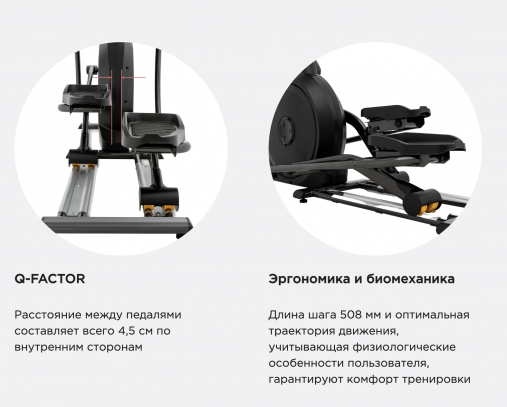 Эллиптический тренажер SPIRIT XE795 BLACK профессиональный Эллиптический тренажер SPIRIT XE795 BLACK профессиональный