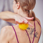 Массажный мяч TOGU Spiky Massage Ball 8 см, желтый