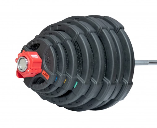 Набор черных олимпийских дисков 51 мм OFT 2HGP 1,25-20 кг (общий вес 107,5 кг) обрезиненных с двойным хватом (12 блинов) Набор черных олимпийских дисков 51 мм OFT 2HGP 1,25-20 кг (общий вес 107,5 кг) обрезиненных с двойным хватом (12 блинов)