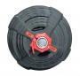 Набор черных олимпийских дисков 51 мм OFT 2HGP 1,25-20 кг (общий вес 107,5 кг) обрезиненных с двойным хватом (12 блинов)