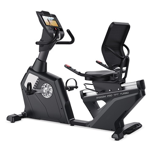 BRONZE GYM R1000M PRO TFT TURBO Велоэргометр коммерческий горизонтальный