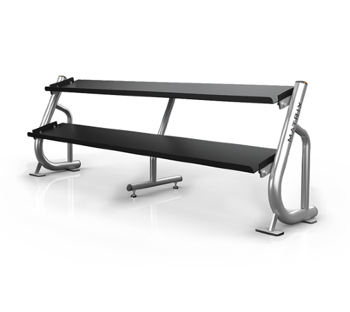 Подставка под гантели 2.4 метра (2-ух ярусная, плоская) Matrix Magnum A696 Подставка под гантели 2.4 метра (2-ух ярусная, плоская) Matrix Magnum A696