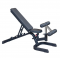 Усиленная силовая скамья Body-Solid GFID-71B (черная) с регулируемым углом наклона для пресса, упражнений со штангой и гантелями Силовая скамья BodySolid GFID71B (черная)