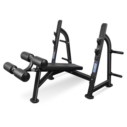 Скамья для жима с отрицательным наклоном BRONZE GYM BR-1013