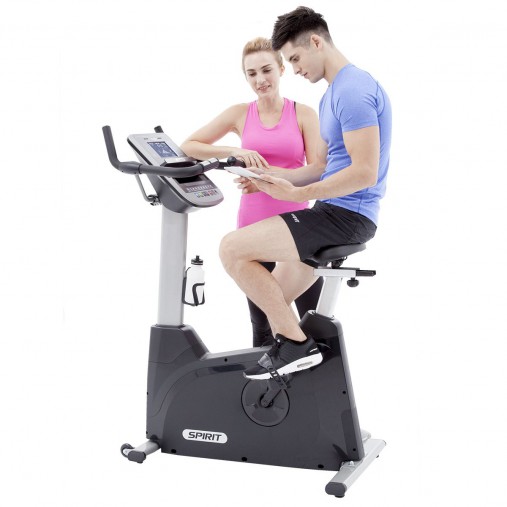 Велотренажер Spirit XBU55 ENT с вертикальной посадкой и 10” тачскрин дисплеем Велотренажер Spirit XBU55 ENT с вертикальной посадкой и 10” тачскрин дисплеем