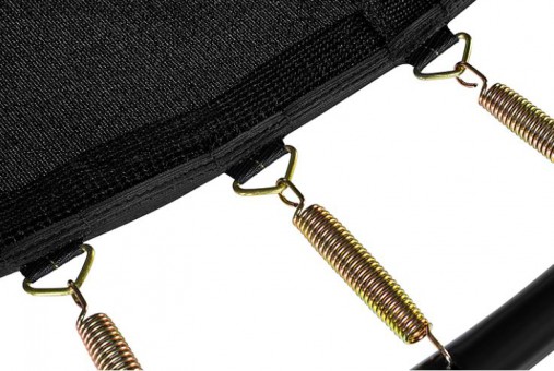 Батут Hasttings Air Game Basketball 8FT (2,44 м) с баскетбольным кольцом + внутренней сеткой и двухсторонним защитным матом (зеленый/синий)