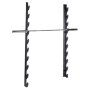 Настенный держатель для 10 олимпийских грифов горизонтальный OFT