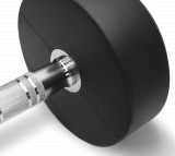 Набор обрезиненных гантелей BRONZE GYM (пара) 27.5-50 кг - 10 пар, шаг 2,5 кг