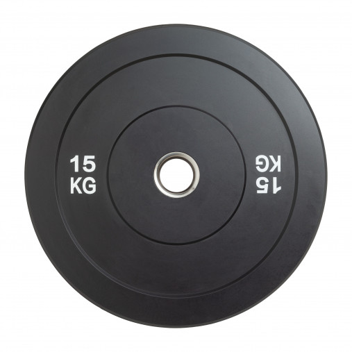 Диск бамперный 51 мм. обрезиненный 15 кг VictoryFit