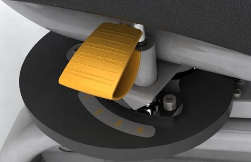 Регулировка положения сидения с пружинной системой возврата Регулировка положения сидения с пружинной системой возврата