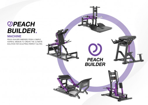 Ягодичный мост серии Peach Builder PB401 Hip Thruster на свободном весе (нагружаемый дисками 50мм)
